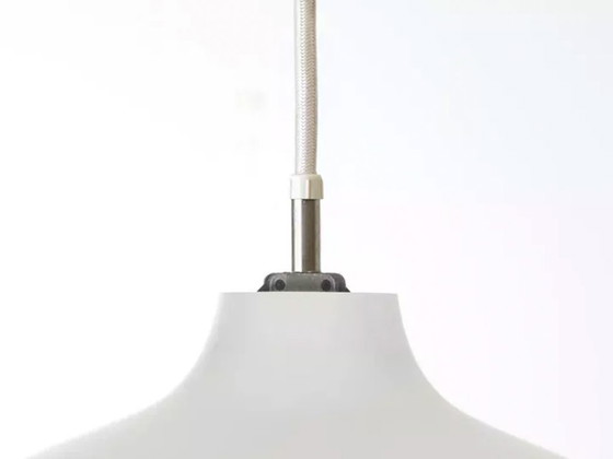 Lampada a sospensione opale danese modello Wohlert Ø 30 cm. Annata – Lampade a sospensione, Glass (photo 6 of 6)