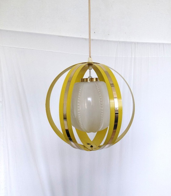 Image 1 of Zestiger jaren space age hanglamp 