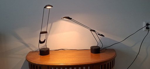 Un juego de lámparas de escritorio "Dove"