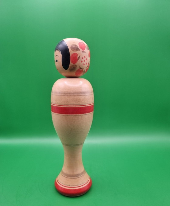 Vintage Nanbu-kei Kokeshi by Kakuhei Sasaki (1933-2007) – Decorative Objects, Wood (photo 4 of 6)