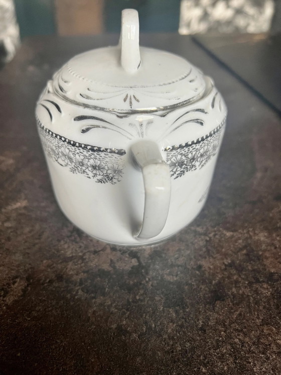 Vintage Porcelain Box for Silver Wedding Anniversary 1920s – Decorative Objects (photo 8 of 9)