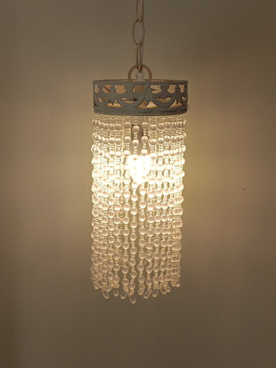 Image 1 of Kronleuchter mit Kristalltropfen