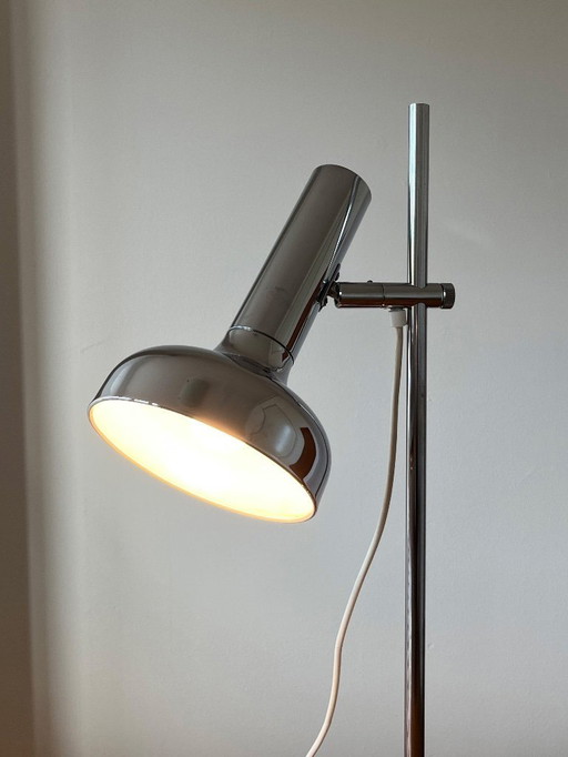 Chrome Table or Desk Lamp by Sölken Leuchten 1970s