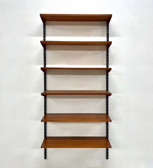 Scaffalatura in teak di Kai Kristiansen per Feldballes, anni '60