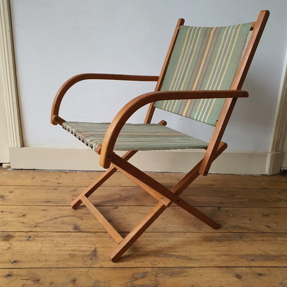 Image 1 of Chaises de plage vintage, Chaises longues