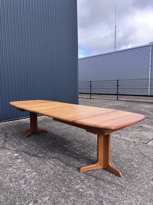 Vintage Dining Table Oak Extendable