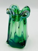 Skulpturale Vase aus geblasenem böhmischem Glas, Jan Beránek zugeschrieben