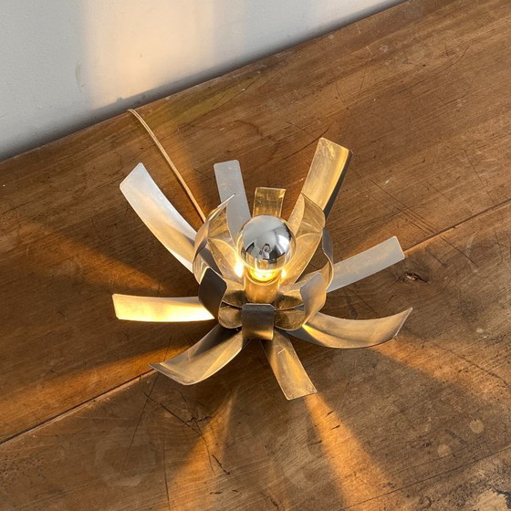 Image 1 of Applique a doppio fiore di Jocelyne Trocme per Oxar. 1970.