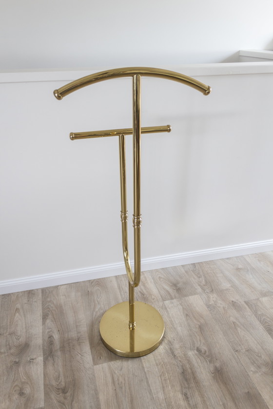 Image 1 of Vide-poche en laiton Mid Century - années 1960/70 - socle en marbre
