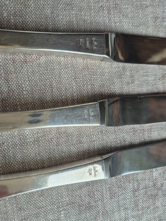 Rosenthal Cutlery Set with Golden Accents, Silver, Klassiek (photo 6 of 9)