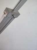 XL rvs design vloerlamp 250 cm