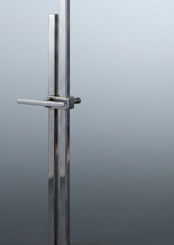 Floor light by Hans Eichenberger for Keller Matalban – Metal, Textile (photo 3 of 5)