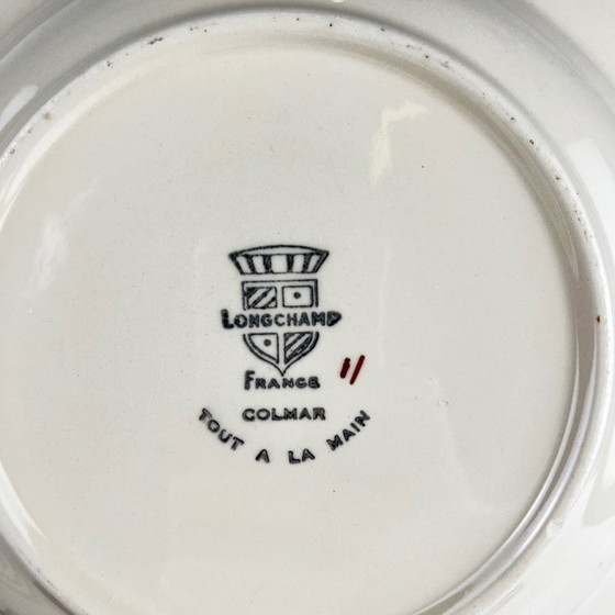 Image 1 of Set of 6 Longchamp soup plates, "Colmar" model