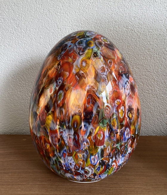 Image 1 of Vintage XXL Ilu di Vetro table, lampadaire 80's/ 90's