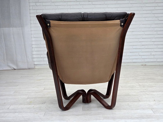 Image 1 of 1970s, Norwegian design by Jim Myrstad, loungechair, model "Viking".