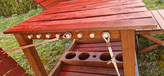 Multifunctionele meubelstukken uit het midden van de 20e eeuw, model "Hawaii" (Oswald Brunn) – Origineel uit (photo 6 of 12)