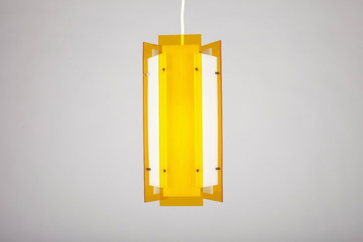 Lampada a sospensione dell'era spaziale di metà secolo