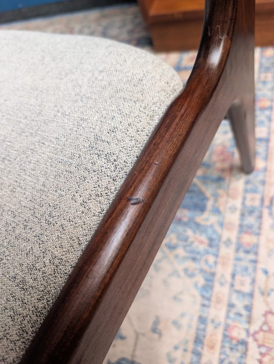 Image 1 of 6x Vintage eetkamerstoelen, Erik Buch voor Anderstrup Møbelfabrik, jaren 60