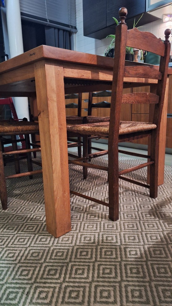 Image 1 of Beautiful oak dining table 180 × 90