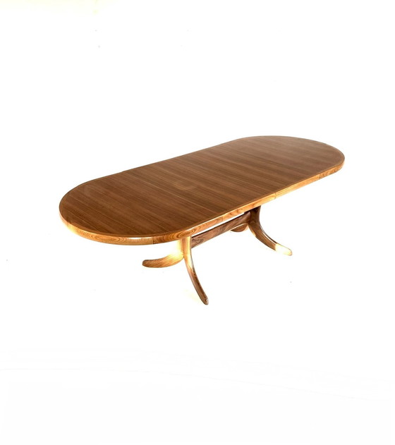 Image 1 of Vintage extendable teak dining table, Denmark 1960s