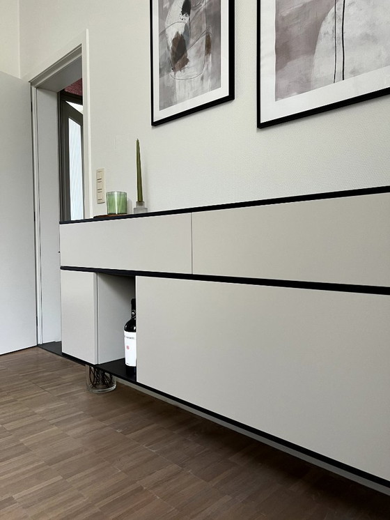 Image 1 of Buffet Pastoe Landscape, modèle suspendu en frêne/chêne brun doux