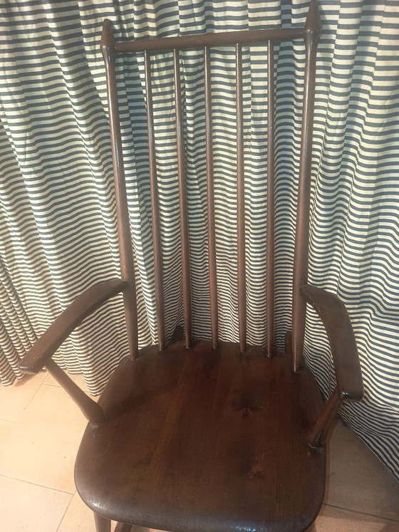 Vintage schommelstoel – Schommelstoelen, Wood (photo 3 of 6)