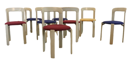 8x Bruno Rey model 3300 chair chairs vintage