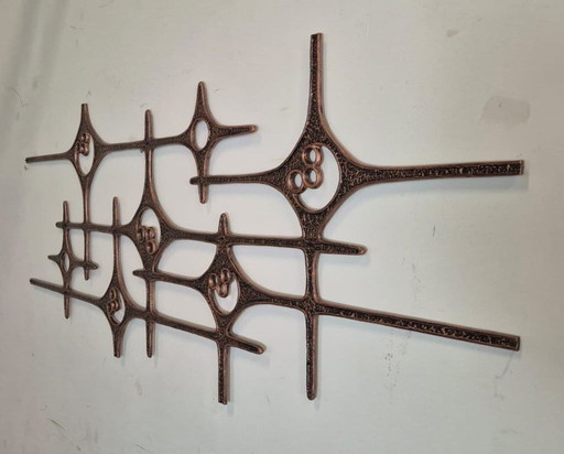 Brutalist Wall Sculpture