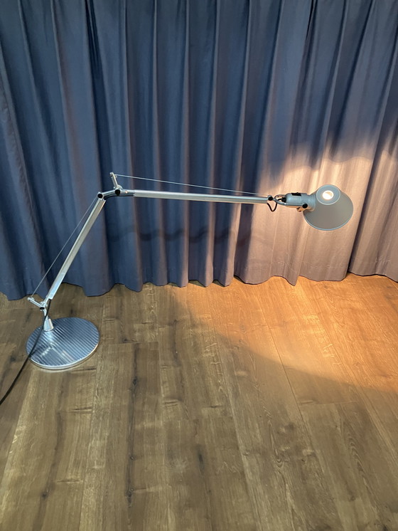 Image 1 of Artemide Tolomeo Design Chrome Table Lamp Architect Lamp