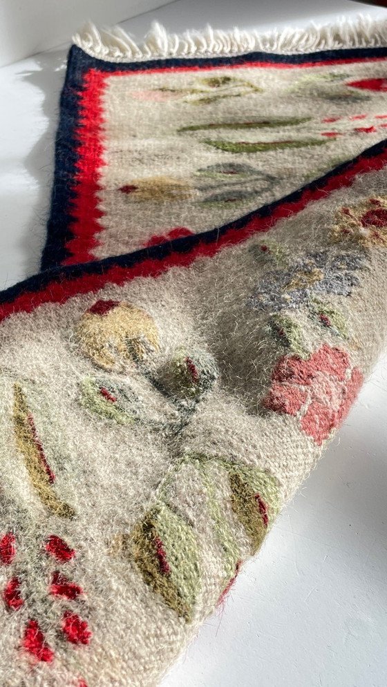 Image 1 of Rollakan Rug, Vintage Tulip Design