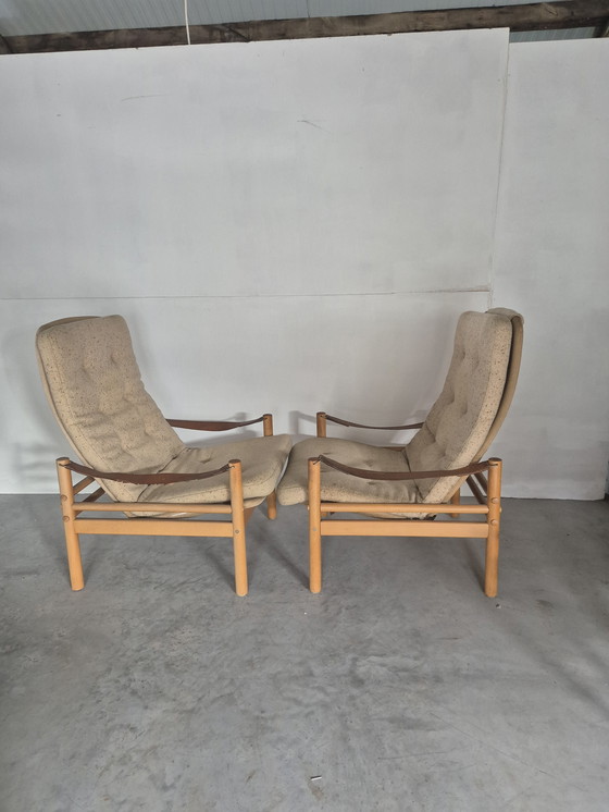 Image 1 of Bror Boije für dux "junker" Sessel mit hoher Rückenlehne