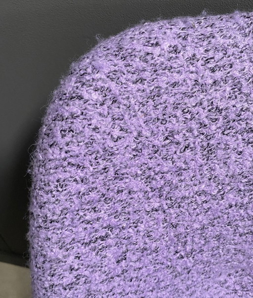 Purple wool chair 1960s