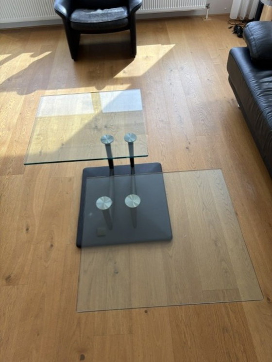 Table basse en verre réglable – Tables basses, Glass, Metal (photo 9 of 30)