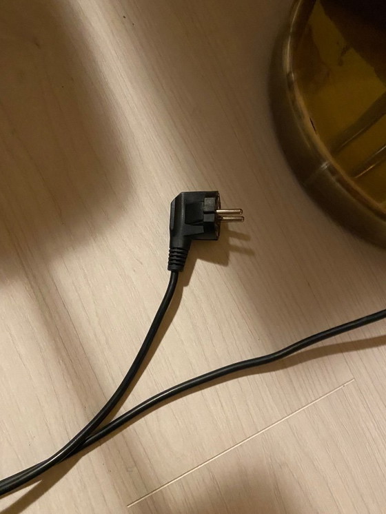 Image 1 of Jan de Bouvrie lampadaire design laiton double spot vintage