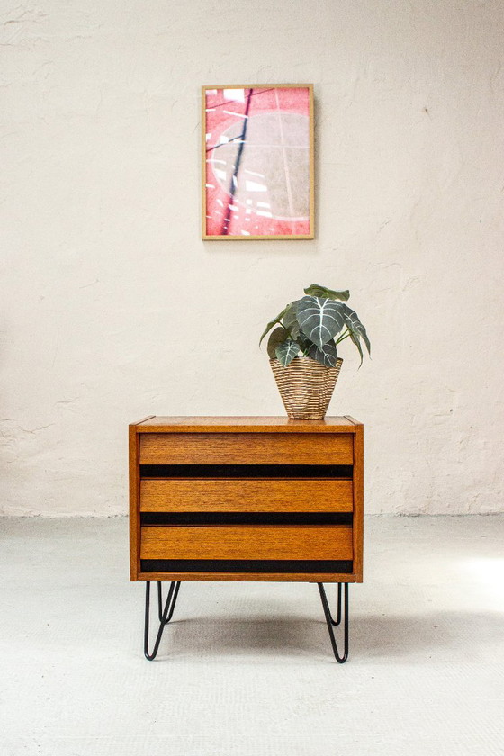Vintage ladekast, dressoir, bijzettafel, teak, midden 20e eeuw – Ladekasten, Wood (photo 6 of 10)