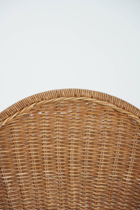 Image 1 of Vintage design chair by Frederick Weinberg with a cast iron frame