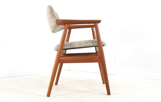 Image 1 of Svend Åge Eriksen voor Glostrup GM11 stoel vintage Deens design nieuw gestoffeerd