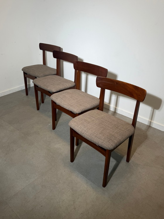 Set di quattro Sedie da pranzo danesi in teak France & Son (photo 4 of 5)