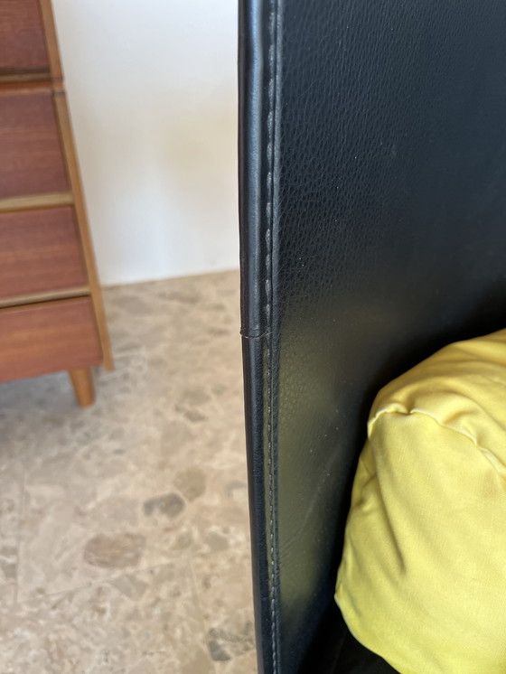 Image 1 of 2x Originele "Zanotta Campo 1984" loungestoel met hoge rugleuning van De Pas D'Urbino Lomazzi!!