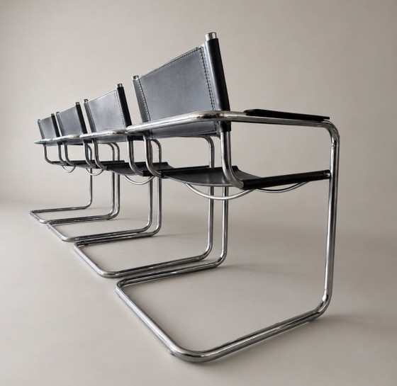 Image 1 of 4 originale Mart Stam S34 Stühle – Goethe-Institut, ca. 1970er Jahre