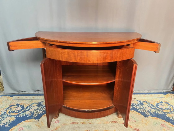 Empire style sideboard. Mahogany. Gilded bronze decoration. (photo 6 of 7)