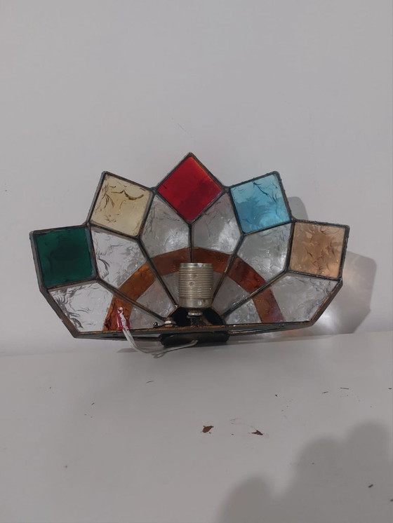 Image 1 of Pair of brutalist Italian sconses 70'