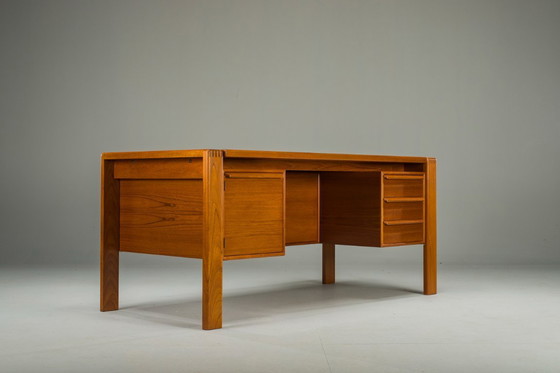 Image 1 of  Freistehender Teakholz-Schreibtisch von Gv Møbler, Mid-Century, 1960er Jahre