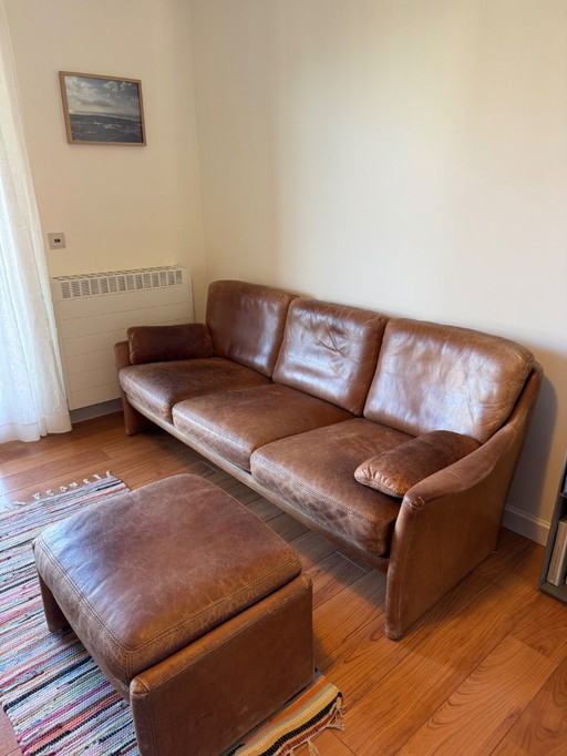 Vintage Leder Durlet Sofa