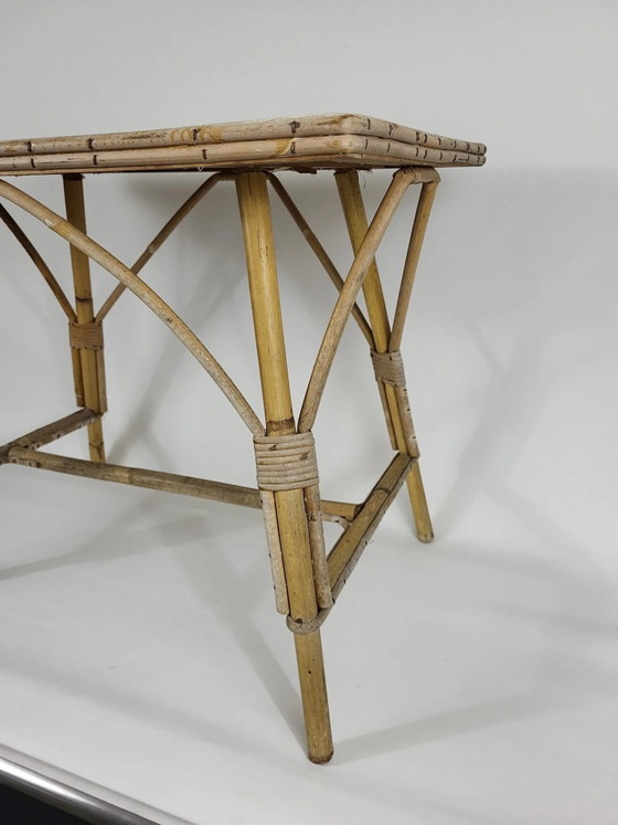 Mesa de centro de ratán – Mesas de centro, Wicker, Rattan, Vintage (photo 4 of 6)
