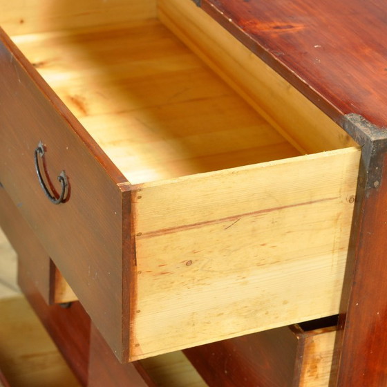 Japanese Tansu chest of drawers, circa 1890, Wood, Metal, Brown, Aziatisch (photo 5 of 13)