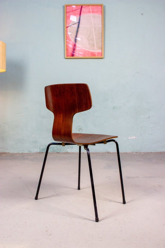 Image 1 of 4 x Arne Jacobsen Fritz Hansen 3103 Hammer Chair, jaren 60 vintage