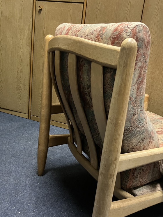 Image 1 of Fauteuil eikenhout vintage - clubzetel - poltrona