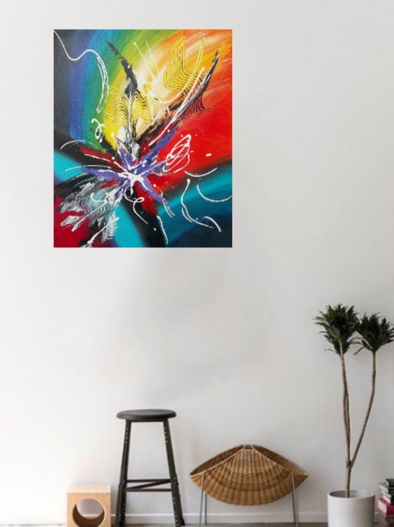 Image 1 of "Vésuvio V" – Une œuvre signé 2Luss'Art - Livraison offerte