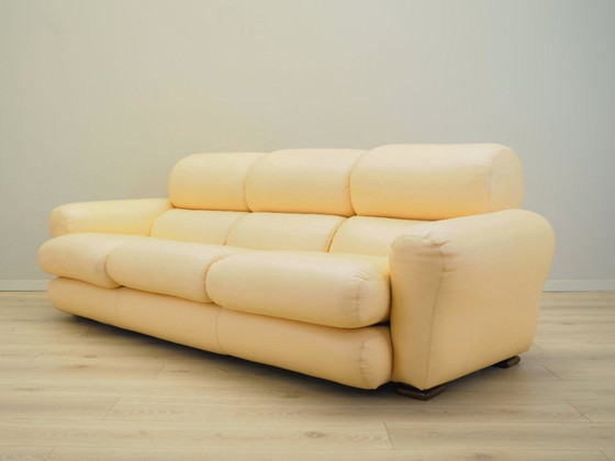 Image 1 of Ledersofa, italienisches Design, 1960er Jahre, Produktion: Italien